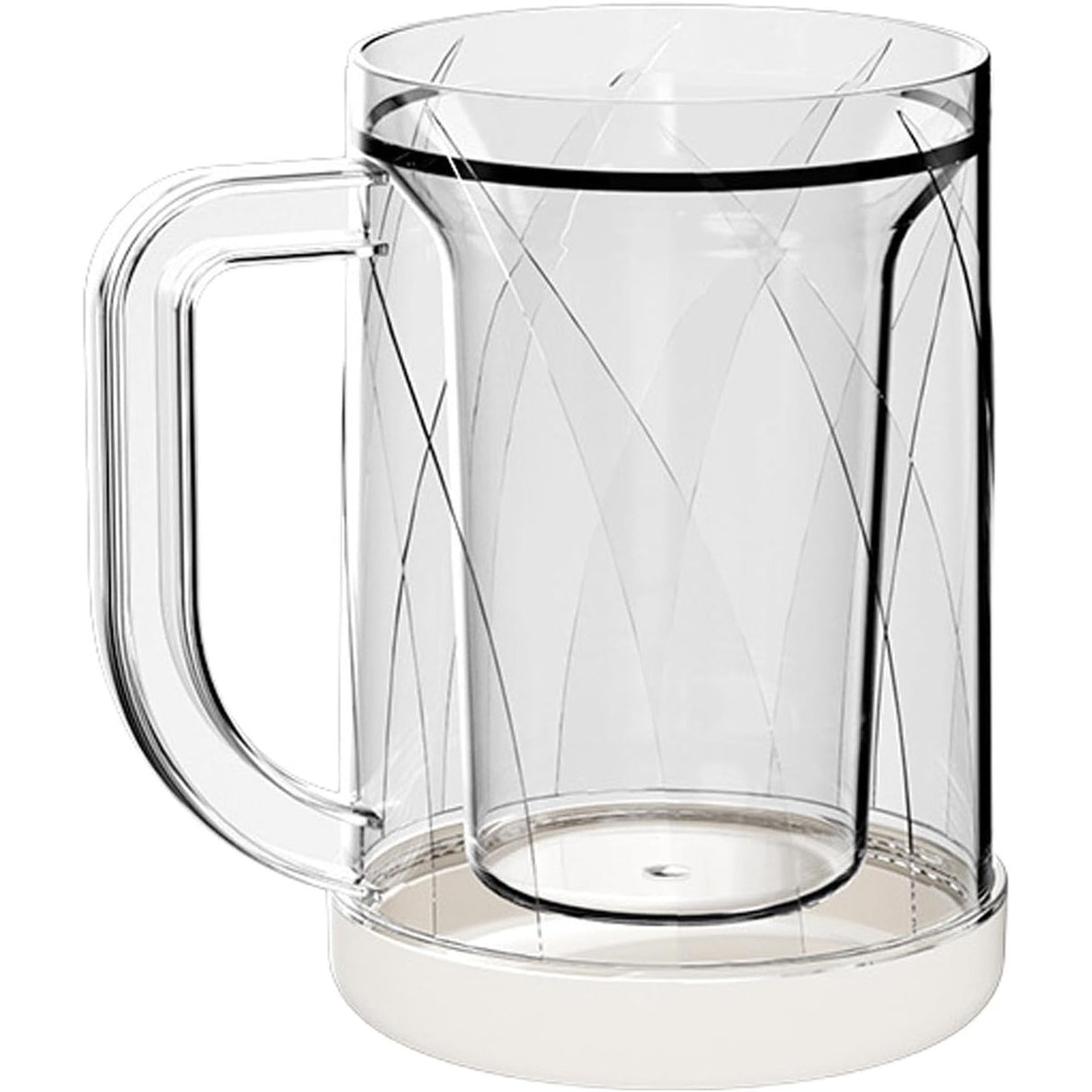 Cana Frigorifica Cu Gheata, 14.2 X 10.4 X 14.7 Cm, Plastic, 800 Ml, Transparent - vivimall.ro