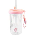Pahar silicon cu pai si capac | SipSafe - vivimall.ro