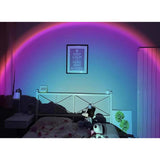 Lampa De Veghe Cu Proiectie Rgb Cu Telecomanda, Lumina Ambientala Pentru Atmosfera Romantica, Iepuras, Roz - vivimall.ro