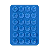 Suport Adeziv Universal, Flippy, pentru Telefon/Tableta, cu 24 Ventuze, potrivit pentru Tik-Tok/Selfie/Vizionare Video, din Silicon, 8 x 5.5 x 1 cm, Albastru - vivimall.ro