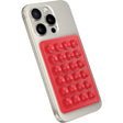 Suport Adeziv Universal, Vivimall, pentru Telefon/Tableta, cu 24 Ventuze, potrivit pentru Tik-Tok/Selfie/Vizionare Video, din Silicon, 8 x 5.5 x 1 cm, Rosu - vivimall.ro