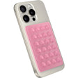 Suport Adeziv Universal, Vivimall, pentru Telefon/Tableta, cu 24 Ventuze, potrivit pentru Tik-Tok/Selfie/Vizionare Video, din Silicon, 8 x 5.5 x 1 cm, Roz - vivimall.ro