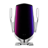 Suport Auto Cu Incarcare Wireless (Inductie) Cu Senzor Infrarosu, Fast Charge 10W R1