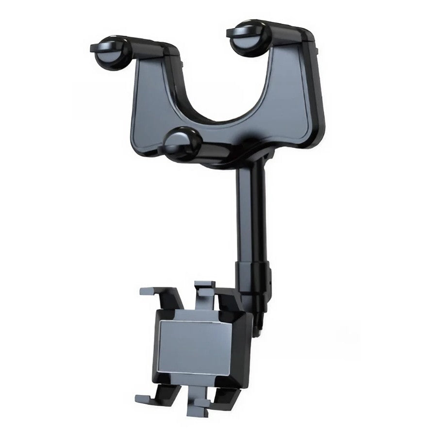 Suport Auto Cu Atasare La Oglinda Retrovizoare, Rotativ 360 De Grade si Retractabil, Multifuncè›Ional, Compatibil Cu Toate Telefoanele Mobile - vivimall.ro