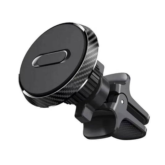 Suport Auto Magnetic Flippy 360 grade cu prindere de grila de aerisire, 50 mm, Ajustabil, 4 Magneti  incorporati, Negru