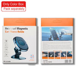 Suport Auto Magnetic 360 Grade Cu Adeziv, 53 Mm, Holder Js - 668, Compatibil Cu Dispozitive Intre 4" - 7", Ajustabil, 6 Magneti Neodymiumâ  Incorporati