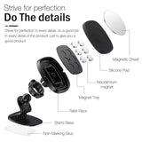 Suport Auto Magnetic 360 Grade Cu Adeziv, 53 Mm, Holder Js - 668, Compatibil Cu Dispozitive Intre 4" - 7", Ajustabil, 6 Magneti Neodymiumâ  Incorporati