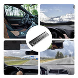 Suport Auto Numar Telefon Parcare, Flippy, Design Metalic cu Capac, Afisaj Ascuns Rabatabil, Cifre Magnetice Fluorescente, 11.8 x 3 x 1 cm, Negru- - vivimall.ro