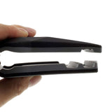 Suport auto pentru telefon A12 Alligator Clip Flippy, Negru - vivimall.ro