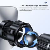 Suport Auto pentru Telefon, Vivimall, MagSafe, cu Magnet, Prindere Grila de Ventilatie, Detalii Fine, Rotativ 360 de Grade, Plastic Magnet Silicon, 5.1x3.9 cm, Negru - vivimall.ro