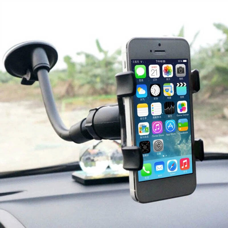 Suport Auto Universal Extensibil Pentru Telefon Sau Gps, 360 De Grade, Ajustabil, Compatibil Cu Dispozitive Ce Au Intre 4-7 Inch