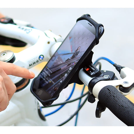 Suport Telefon Pentru Bicicleta, Motocicleta, Trotineta, Din Silicon 4-7 Inch
