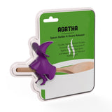 Suport lingura anti-varsare mov silicon | MagicHold - vivimall.ro