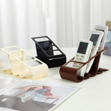 Suport de Birou, Vivimall, din Plastic, pentru Telecomenzi, Telefoane, 18 x 7 x 9 cm, Alb - vivimall.ro