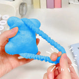 Suport de Mana, Flippy, Pernuta pentru Incheietura cu Banda Elastica, pentru Mouse, Moale, 7.5 x 7 cm, Albastru