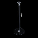 Suport de Masa pentru Baloane, Flippy, Accesoriu Decorativ, din Plastic, 70 cm, Transparent