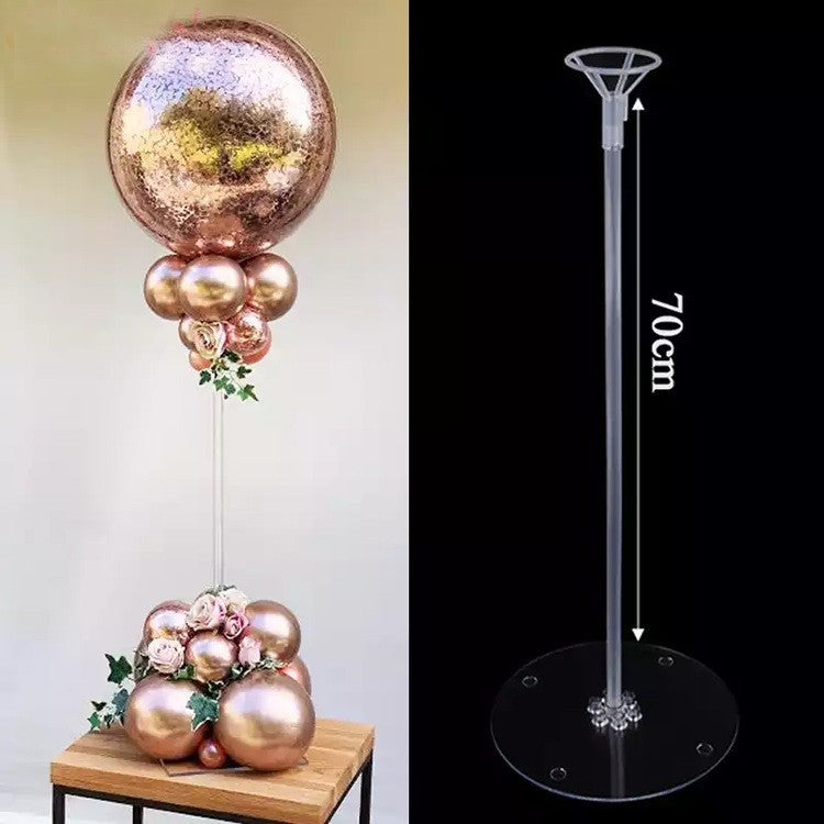 Suport De Masa Pentru Baloane, Accesoriu Decorativ, Din Plastic, 70 Cm - vivimall.ro