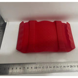 Suport de Silicon Multifunctional de Mana, Vivimall, pentru Cuptor, Alimente Fierbinti, Carne, Izolare Termica, Anti-alunecare, 18x12x1.5 cm, Rosu - vivimall.ro