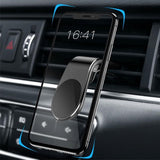 Suport de Telefon, Vivimall, pentru Ventilatie, din ABS si Magnet, 3.8 x 3.7 x 6.2 cm, Universala, Albastru - vivimall.ro