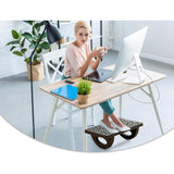 Suport Ergonimic Pentru Picioare, Plastic, Cu Role De Masaj Pentru Talpi, Pentru Birou, Usor De Transportat, Detasabil, 33.5X24X12 Cm - vivimall.ro
