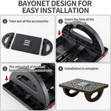 Suport Ergonimic Pentru Picioare, Plastic, Cu Role De Masaj Pentru Talpi, Pentru Birou, Usor De Transportat, Detasabil, 33.5X24X12 Cm - vivimall.ro