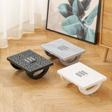 Suport Ergonimic Pentru Picioare, Plastic, Cu Role De Masaj Pentru Talpi, Pentru Birou, Usor De Transportat, Detasabil, 33.5X24X12 Cm