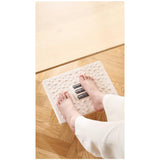 Suport Ergonimic Pentru Picioare, Plastic, Cu Role De Masaj Pentru Talpi, Pentru Birou, Usor De Transportat, Detasabil, 33.5X24X12 Cm - vivimall.ro