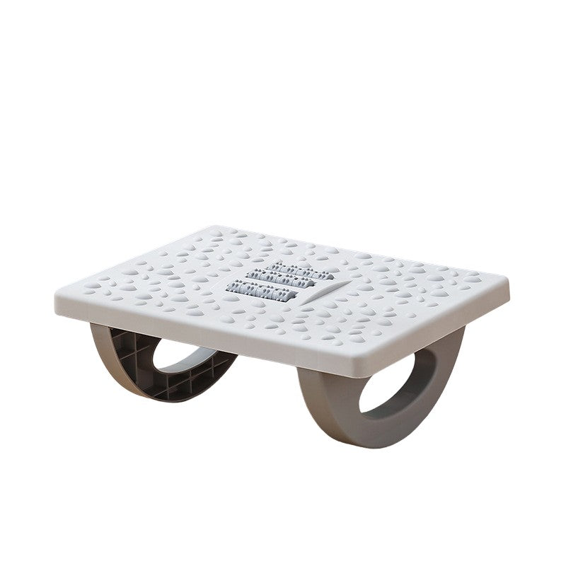 Suport Ergonimic Pentru Picioare, Plastic, Cu Role De Masaj Pentru Talpi, Pentru Birou, Usor De Transportat, Detasabil, 33.5X24X12 Cm - vivimall.ro
