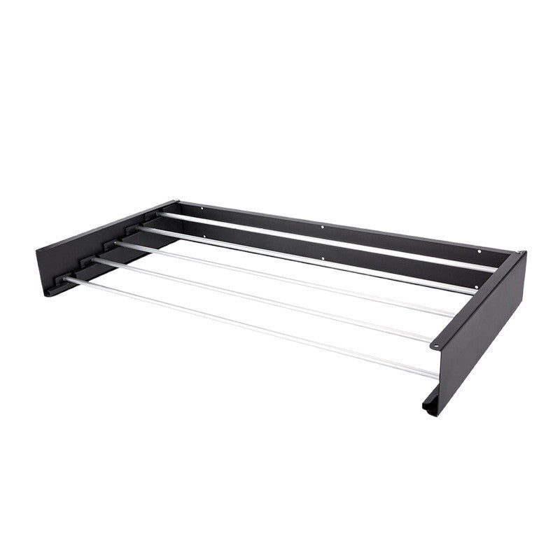 Suport Haine, Depozitare Si Uscare Rufe, Din Aluminiu, Pliabil, Impermeabil, Montare Prin Perforare, 80 Cm - vivimall.ro