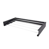 Suport Haine, Depozitare Si Uscare Rufe, Din Aluminiu, Pliabil, Impermeabil, Montare Prin Perforare, 100 Cm - vivimall.ro
