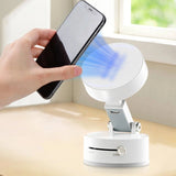 Suport Magnetic Auto pentru Telefon, cu Ventuza, Pliabil si Retractabil, Fixare prin Vid si Magnet, Rotativ 360° - vivimall.ro