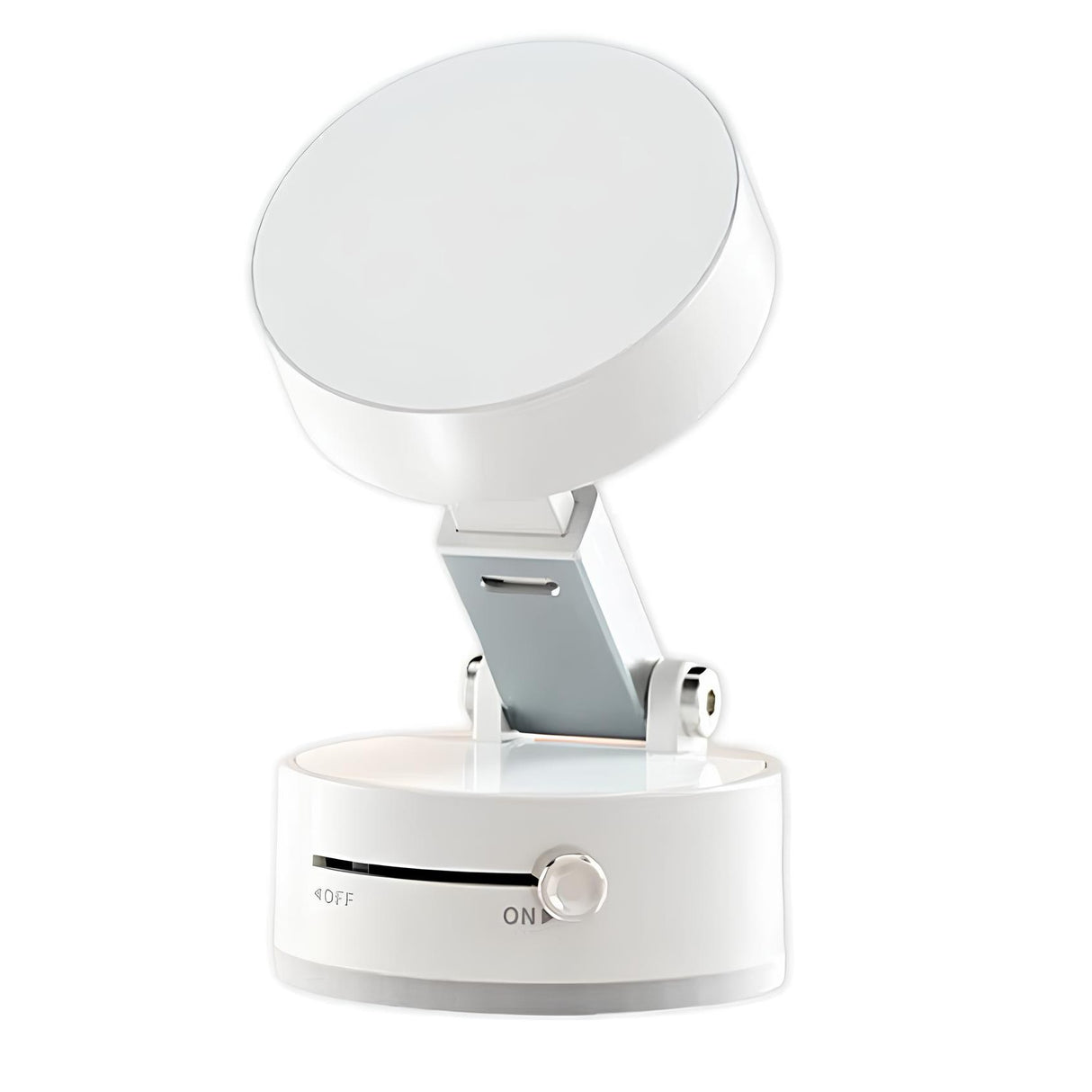 Suport Magnetic Auto pentru Telefon, cu Ventuza, Pliabil si Retractabil, Fixare prin Vid si Magnet, Rotativ 360° - vivimall.ro