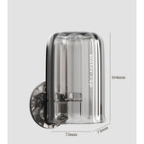 Suport Multifunctional 2 In 1, Pahar Si Suport Pentru Periuta De Dinti, Plastic, Dimensiune: 10.4 X 7.3 X 7.3 Cm - vivimall.ro