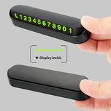 Suport numar telefon Vivimall, afisaj parcare numar telefon/parcare temporara, Negru - vivimall.ro