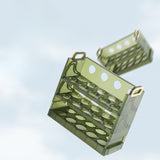 Suport Organizator Pentru Oua, Pentru Frigider, Verde Transparent, Capacitate 30 Oua, Trei Straturi, Cu Data De Expirare, 25.5X10X23 Cm - vivimall.ro