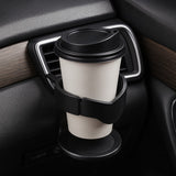 Suport Pahar Auto Pentru Grila Ventilatie, Flippy, Montaj Pe Aerisire, Multifunctional, ABS, Negru - vivimall.ro