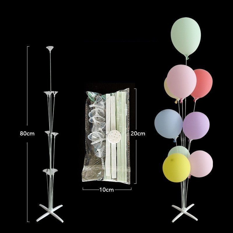 Suport Pentru Baloane, Cu Patru Straturi, Pentru 9 Baloane, 80 Cm - vivimall.ro
