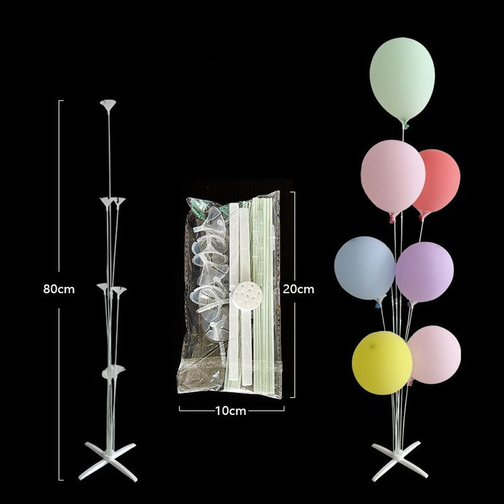 Suport Pentru Baloane, Suport Pentru 7 Baloane, Pentru Ziua De Nastere, Nunta, Decor Cu Baloane, Recuzita, Compatibil Cu Baloanele Standard, 80 Cm - vivimall.ro