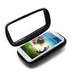 Suport husa telefon mobil Flippy pentru bicicleta si motocicleta, rezistent apa si socuri, touchscreen, 360 rotativ, negru, 4.8 - 5.4 inch - vivimall.ro