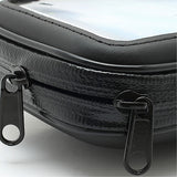 Suport husa telefon mobil Flippy pentru bicicleta si motocicleta, rezistent apa si socuri, touchscreen, 360 rotativ, negru, 4.8 - 5.4 inch - vivimall.ro