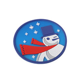 Suport pentru Pahar, Vivimall, Model Om de Zapada, din PVC, 10 cm, Rezistent la Caldura, Albastru - vivimall.ro