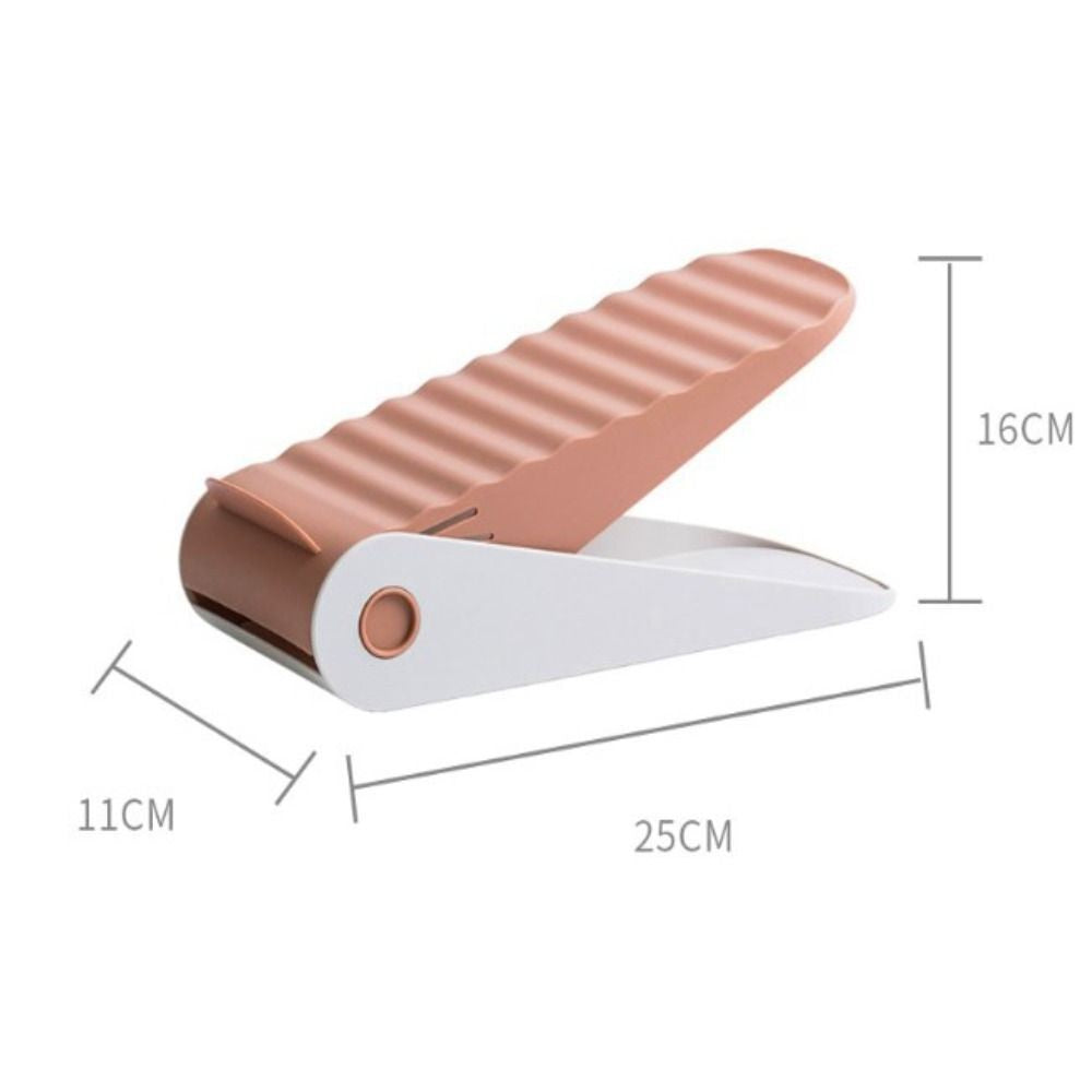 Suport Pentru Pantofi, Cu Doua Straturi, Organizator, Antiderapant Si Durabil, Inaltime Reglabila, 25.5X11X7.5 Cm, 150 G - vivimall.ro