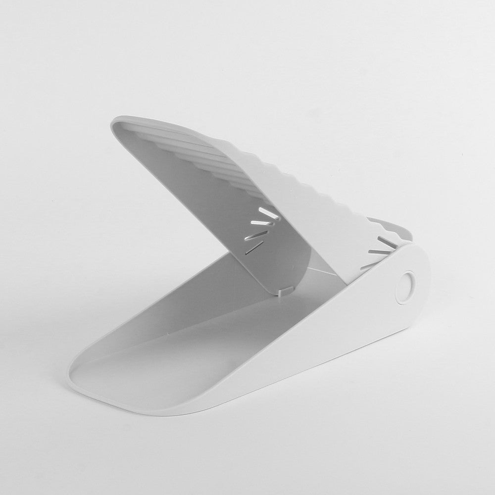 Suport Pentru Pantofi, Cu Doua Straturi, Organizator, Antiderapant Si Durabil, Inaltime Reglabila, 25.5X11X7.5 Cm, 150 G - vivimall.ro