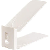 Suport pentru Pantofi, Vivimall, din Plastic, Reglabil, 2 Niveluri, 27 x 10 x 20 cm, Bej - vivimall.ro