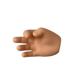 Suport de Baie, Vivimall, Multifunctional, pentru Periute/Cabluri, din PVC, cu Ventuza, Model Mana, 7 x 6.5 cm, Crem - vivimall.ro