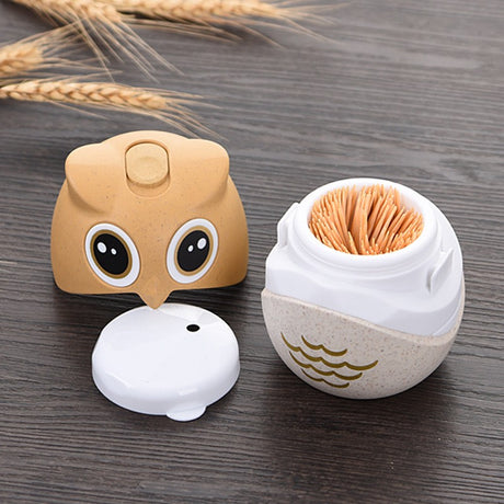 Suport scobitori multifunctional forma bufnita | WiseHolder - vivimall.ro