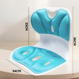 Suport Pentru Scaun, Pentru Corectarea Posturii, Portabil, Ergonomic, Ameliorare Durere, Respirabil, 36X34X33 Cm, Marime L - vivimall.ro