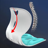 Suport Pentru Scaun, Pentru Corectarea Posturii, Portabil, Ergonomic, Ameliorare Durere, Respirabil, 36X34X33 Cm, Marime L