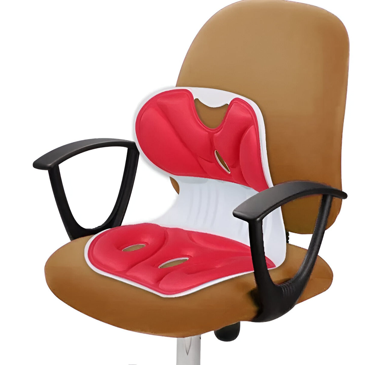 Suport Pentru Scaun, Pentru Corectarea Posturii, Portabil, Ergonomic, Ameliorare Durere, Respirabil, 36X34X33 Cm, Marime L - vivimall.ro