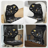 Suport Pentru Scaun, Pentru Corectarea Posturii, Portabil, Pliabil, Ergonomic, Ameliorare Durere, Respirabil, 35X32X30 Cm, Marime L, Model Rachete - vivimall.ro